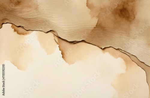 Coffee Stains texture background with Generative AI.