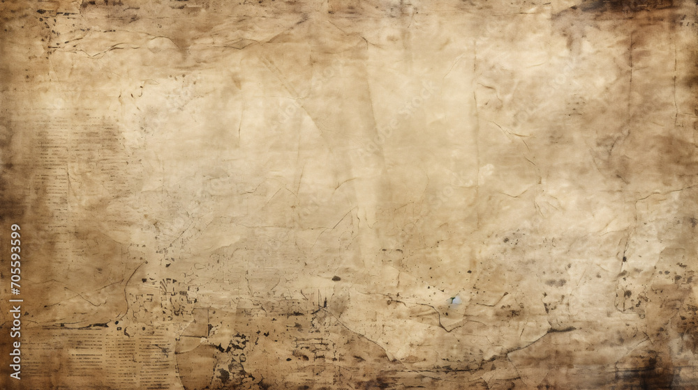 Retro paper background, old brown kraft paper background texture