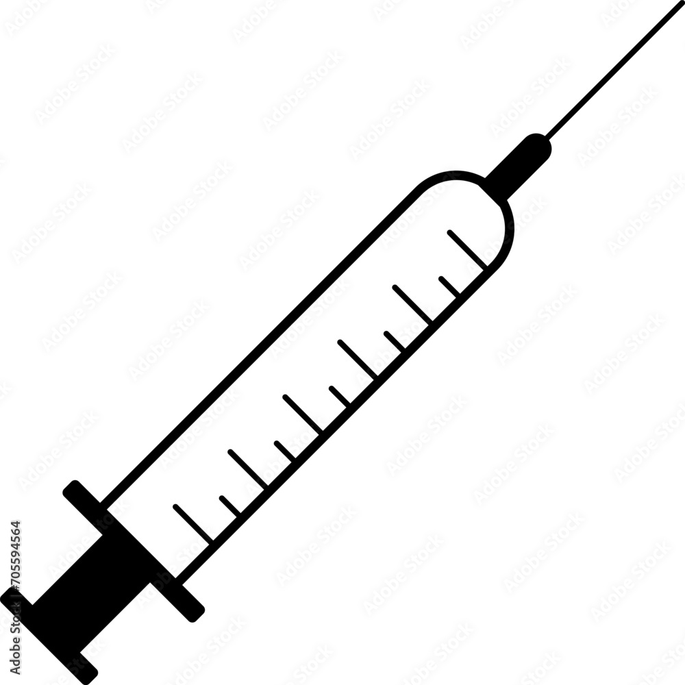 Syringe icon vector Injection Medical image. Syringe icon vector Injection Medical image.