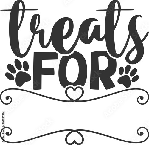 Treats For - Pet Treat Jar Illustration