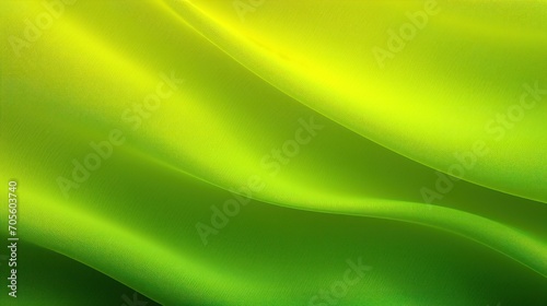 Yellow lime green abstract fabric background. Color gradient, ombre. Geometric. Lines, stripes, waves, drapery. Noise, grain, grungy, rough. Bright neon shades. Light, glow, shine. Design. Template.