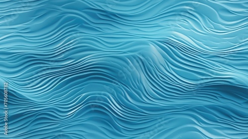 Blue water seamless pattern. Repeated background of abstract liquid top view.