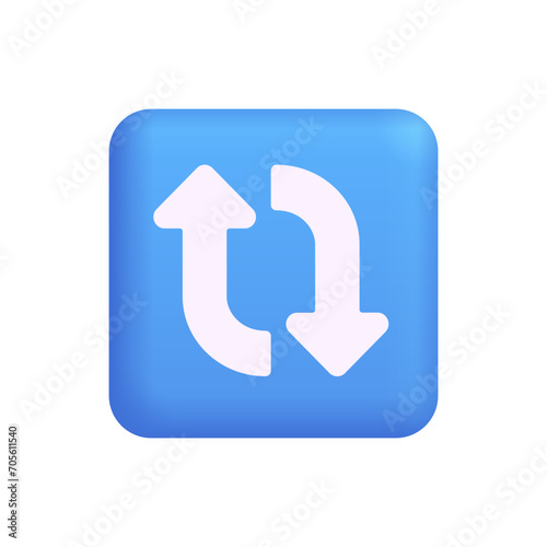 Clockwise Vertical Arrows