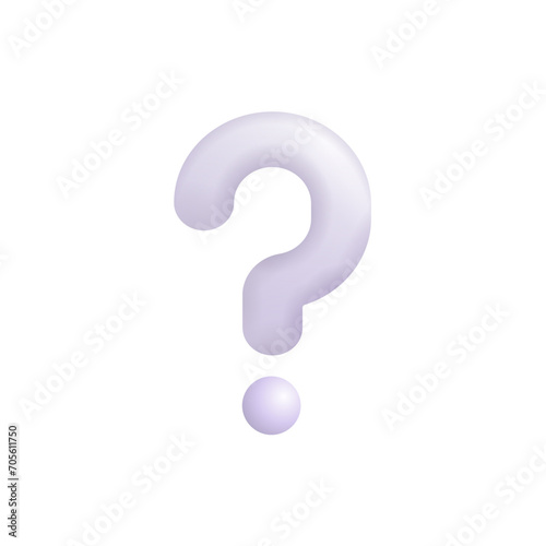 White Question Mark