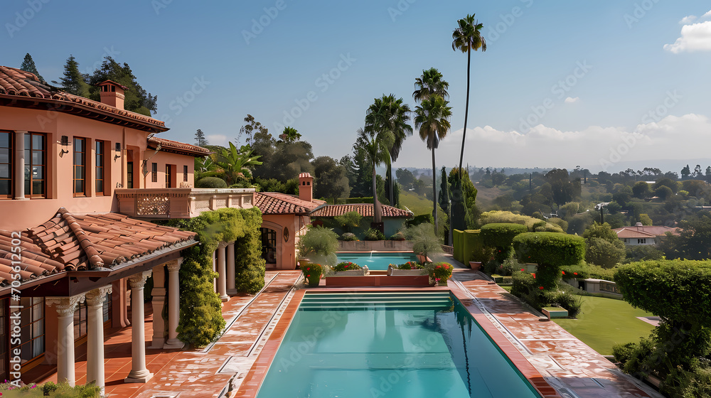 Fototapeta premium pool in L.A