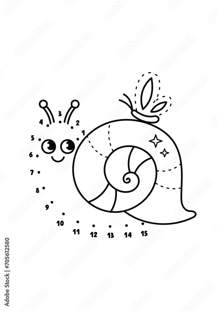 Hand drawn kawaii coloring book illustration Hand drawn kawaii coloring book illustration