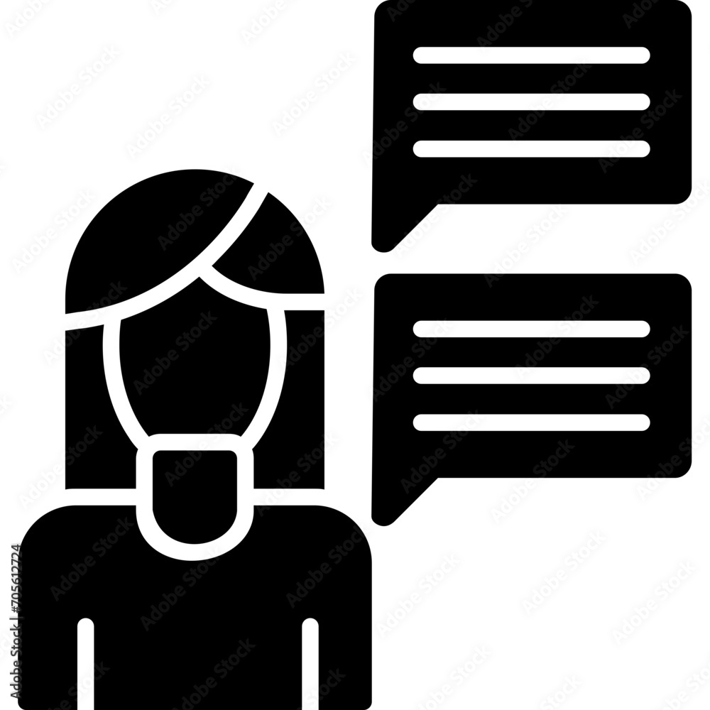 Self Introduction Icon Self Introduction Icon