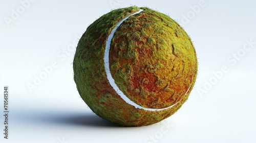tennis ball on grass