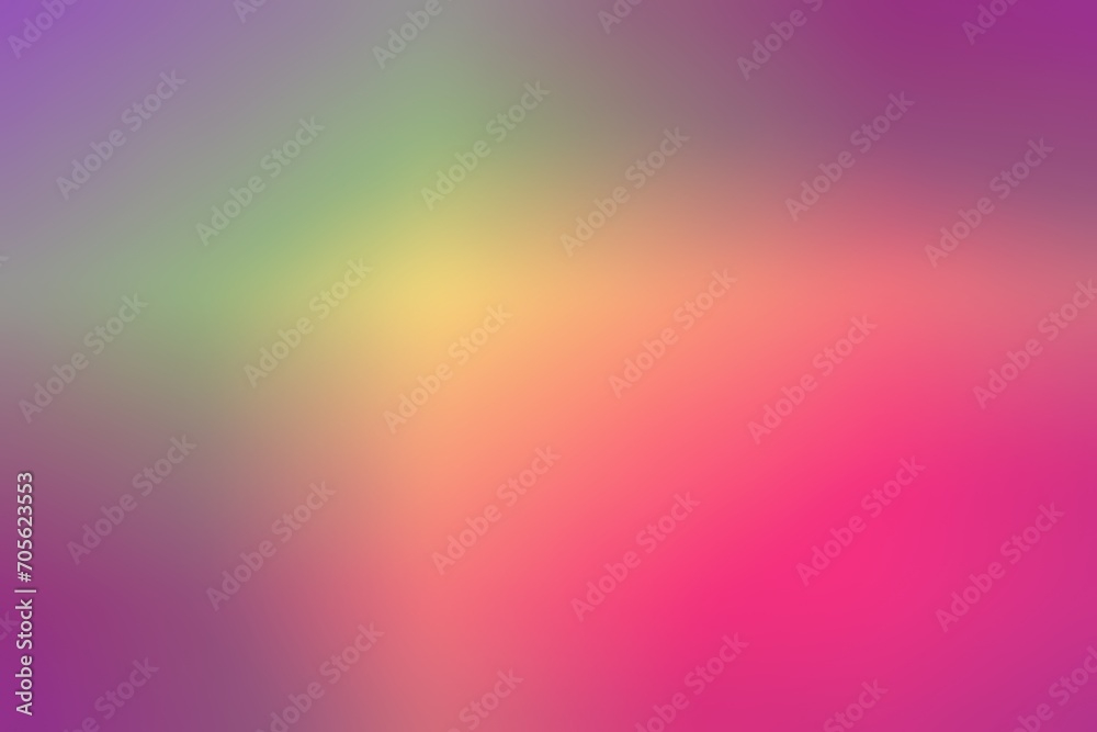 Abstract blurred background image of colorful gradient used as an illustration. Designing posters or advertisements.