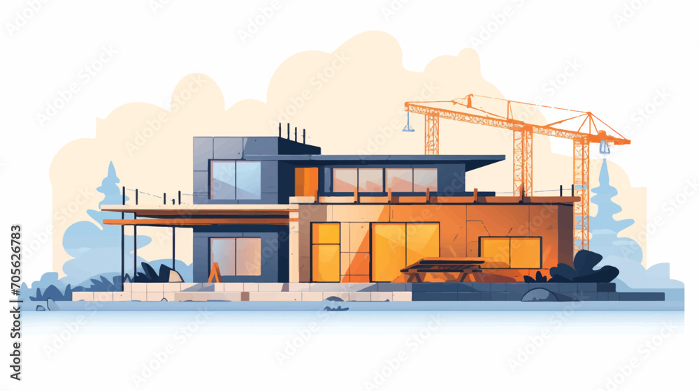 Industrial plant in the city vector illustration