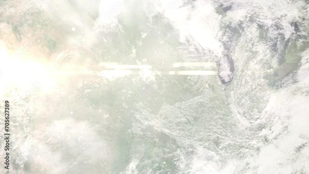 Zoom in from space and focus on Clive, Iowa, USA. 3D Animation. Background for travel intro. Elements of this image furnished by NASA. Zoom in from space and focus on Clive, Iowa, USA. 3D Animation. Background for travel intro. Elements of this image furnished by NASA.