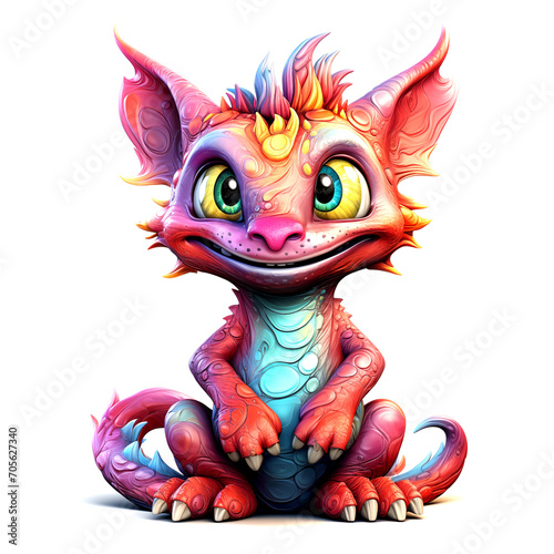 Dragon Cat clipart set, 45 PNG 300DPI, 4000 pixel, Cute Dragon cat monster illustrations Planner elements for lovers Commercial use