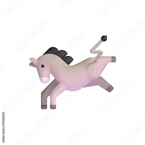 Εκτύπωση καμβά Donkey