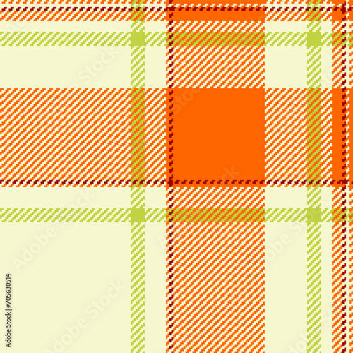 Plaid seamless pattern of texture fabric background with a textile check tartan vector.