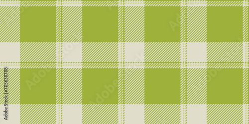 Repetitive check plaid tartan, scratch vector seamless background. Purchase texture textile pattern fabric in lime and light colors.