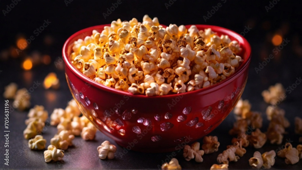 Popcorns In Red Bowl - Popcorn Day