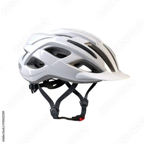 Modern Bike Helmet with Flowing Design