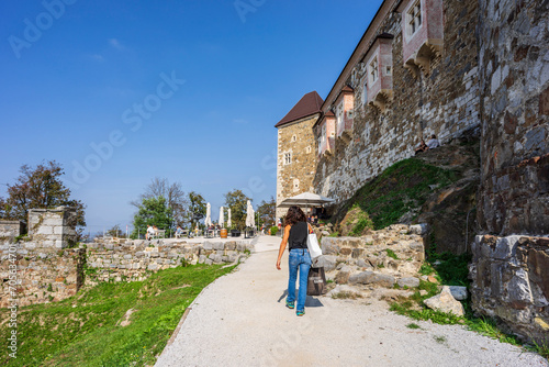 Ljubljana Castle and fortification, Ljubljana, Slovenia, Central Europe,