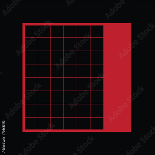 background geometric grid illustration vector red (ID: 705635193)
