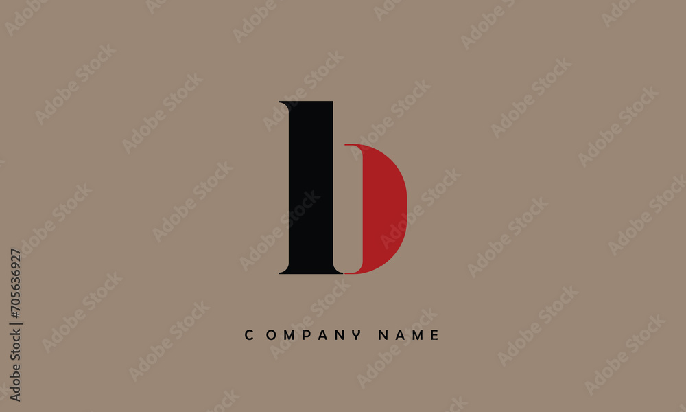 LB, BL, L, B Abstract Letters Logo Monogram LB, BL, L, B Abstract Letters Logo Monogram