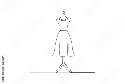 Bride's dress. wedding attribute minimalist concept.