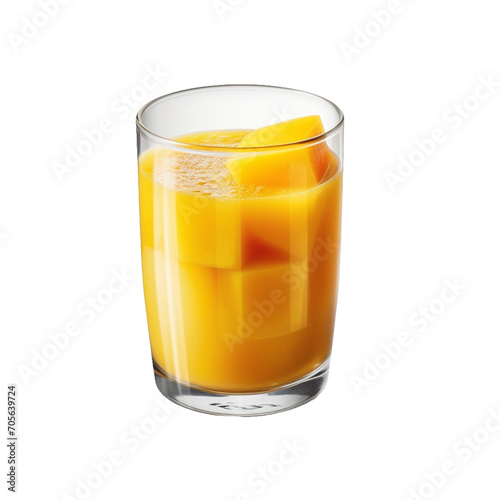 orange juice on white.
