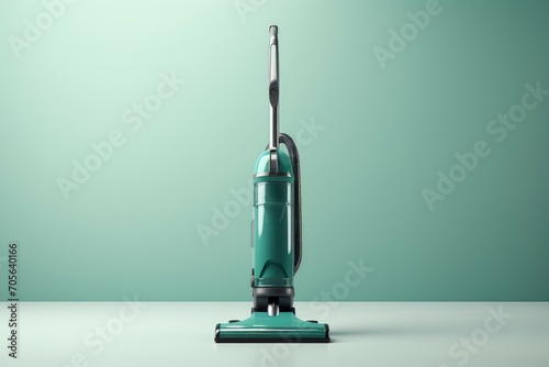 Manageable Long vacuum cleaner. Home woman cleaner. Generate Ai