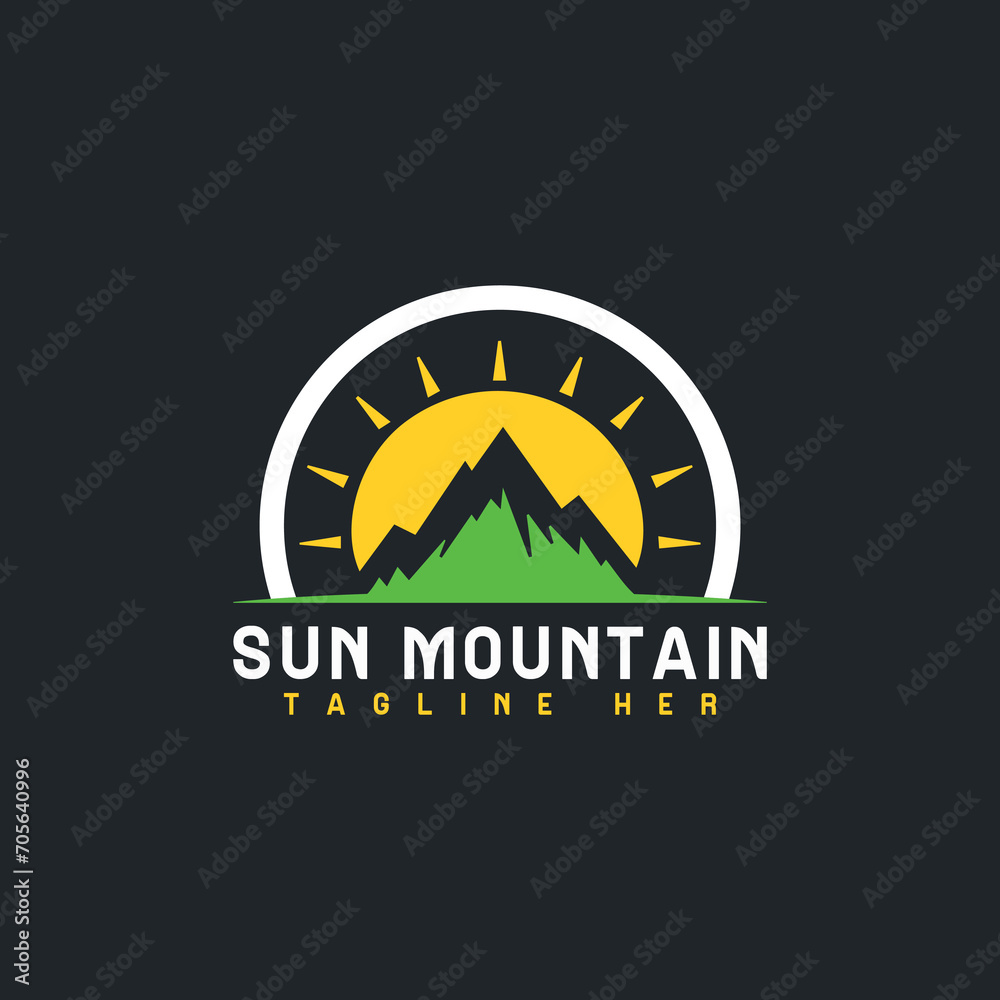 Sun Mountain logo design