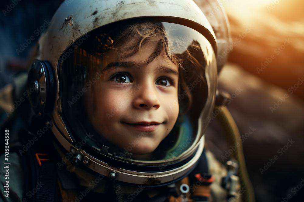 Generative AI picture of astronaut spaceman woman do space walk working space station in outer space futurism Generative AI picture of astronaut spaceman woman do space walk working space station in outer space futurism