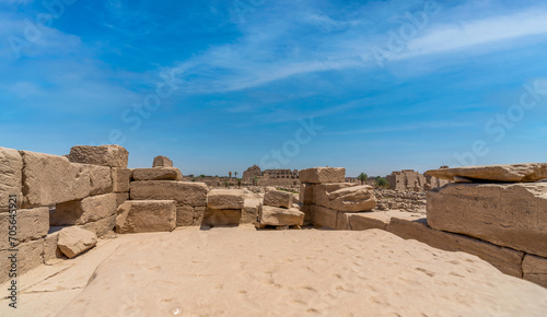 ruins of an ancient city in Egypt