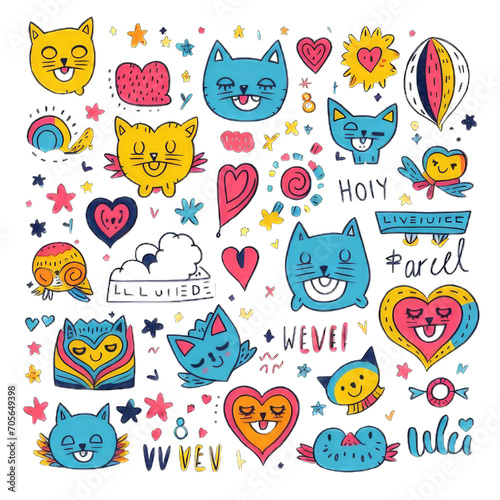 Wallpaper Mural Cute pattern Torontodigital.ca