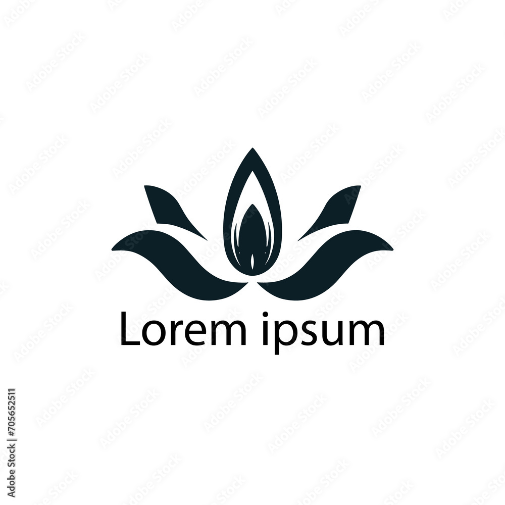 a yoga logo for studio on white background a yoga logo for studio on white background