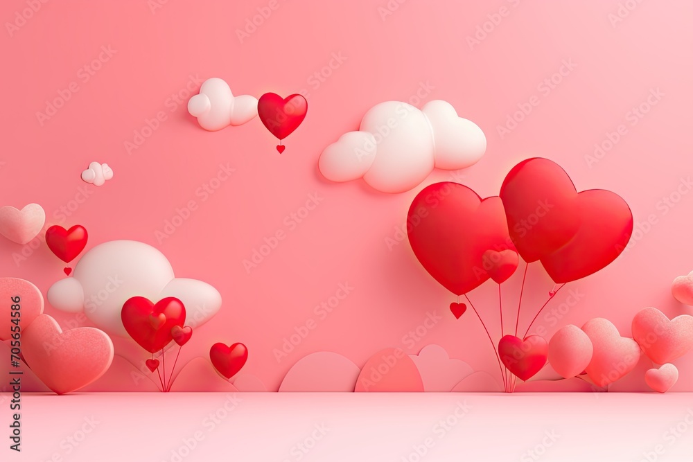 valentine's day greeting background