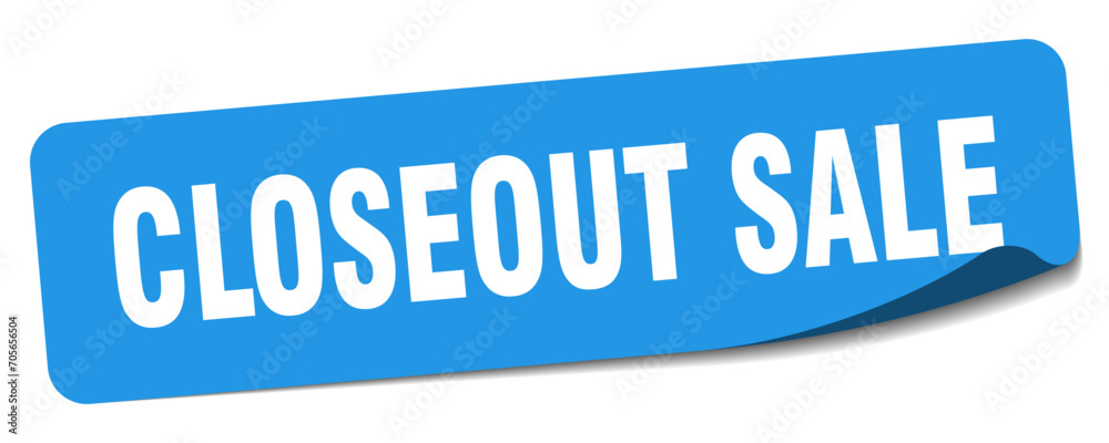 closeout sale sticker. closeout sale label closeout sale sticker. closeout sale label