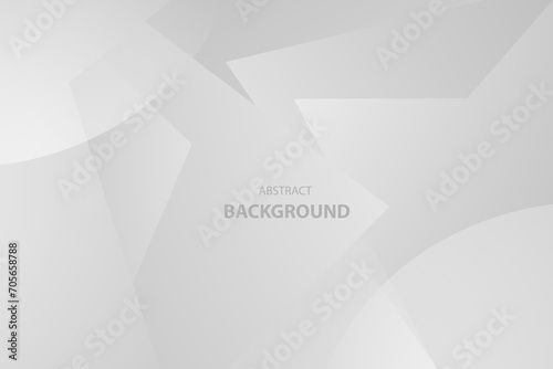 Abstract White and gray shape modern background template design. Vector illustration