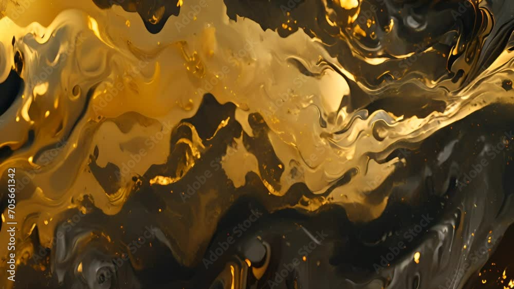 Black gold marble texture. Abstract background.