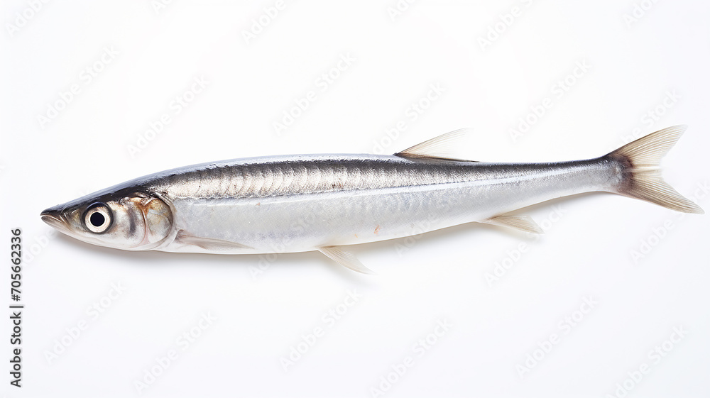 anchovy isolated on the background, fresh fish anchovy isolated on the background, fresh fish