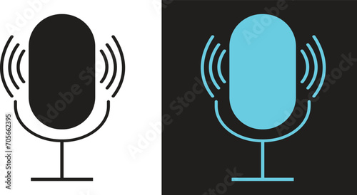 Microphone vector icon