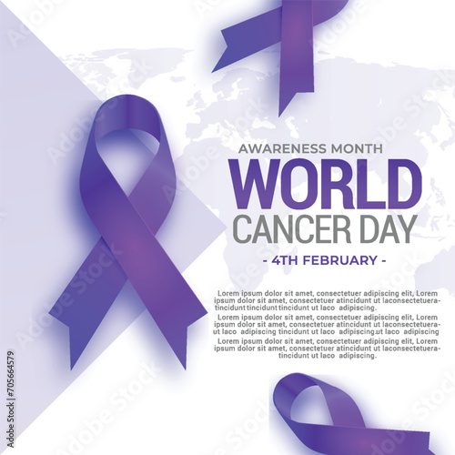 World Cancer Day social media post template