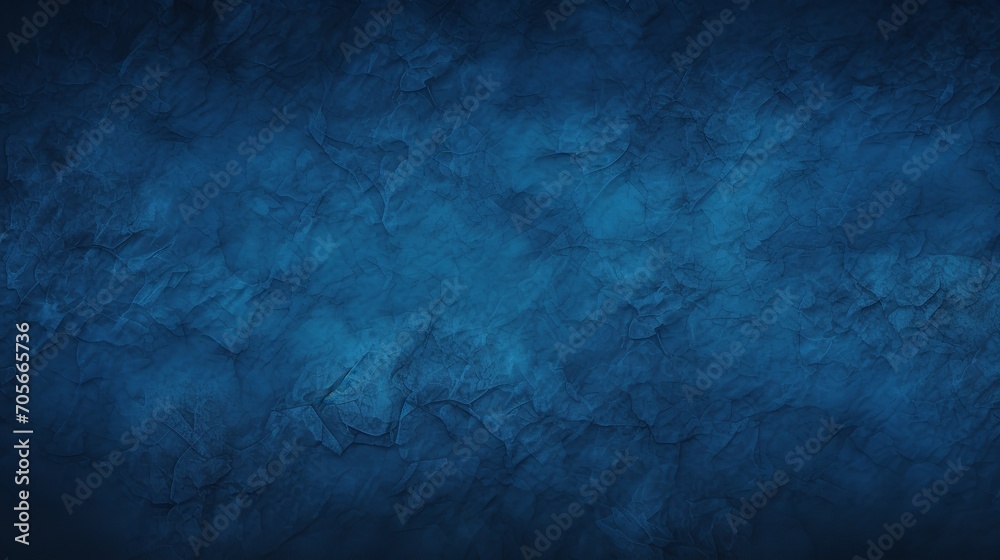 Gorgeous abstract grunge background with a dark navy blue ornamental style, Generative AI.
