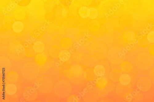 Abstract orange bokeh background for christmas or summer