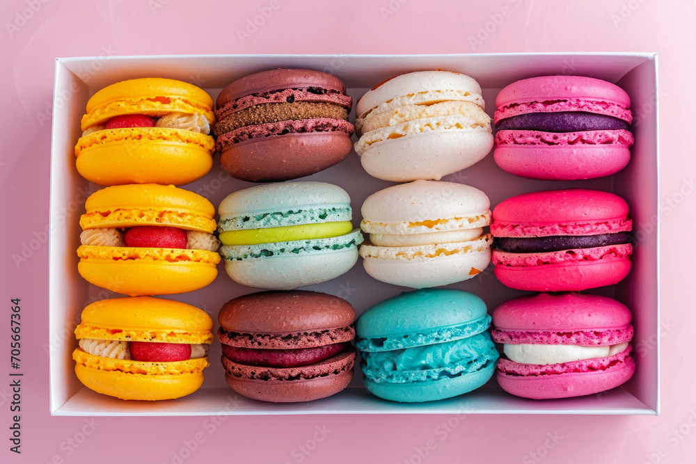 Luxury Desserts: Stylish Macaroon Presentation