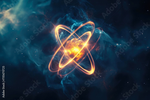 Microcosmic Ballet: Nucleus in Electron Harmony