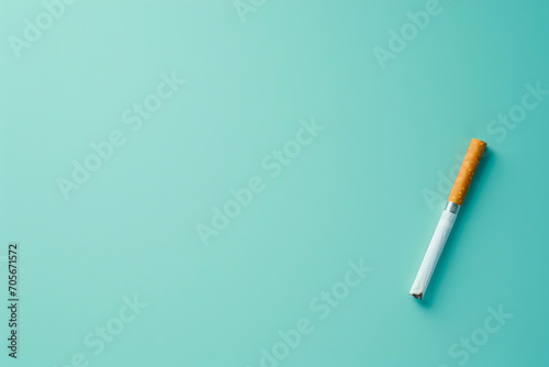 Disposed Cigarette on a Dynamic Background