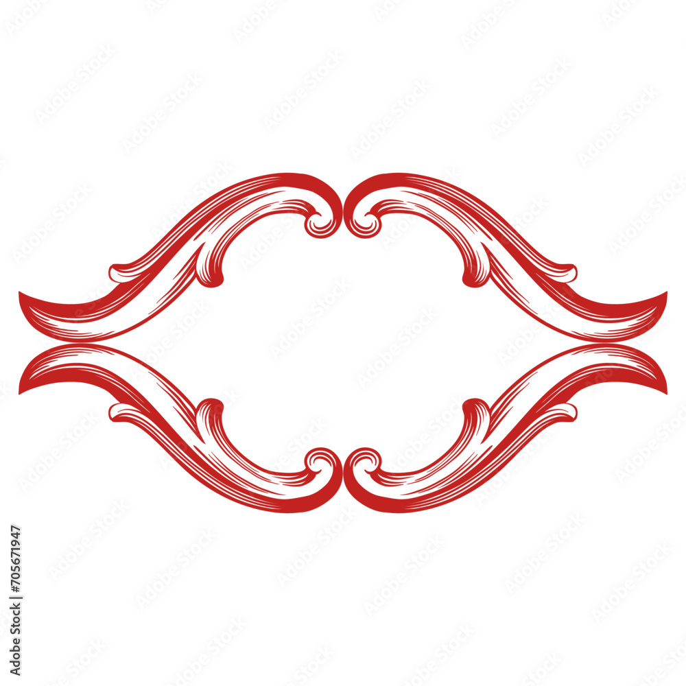 Love Frame Valentine's Day Ornament Line. Women's Mother's Day Ornament Border Love Frame Valentine's Day Ornament Line. Women's Mother's Day Ornament Border