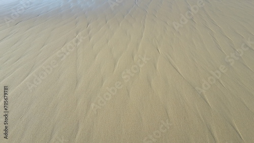 Relief in the sand at low tide