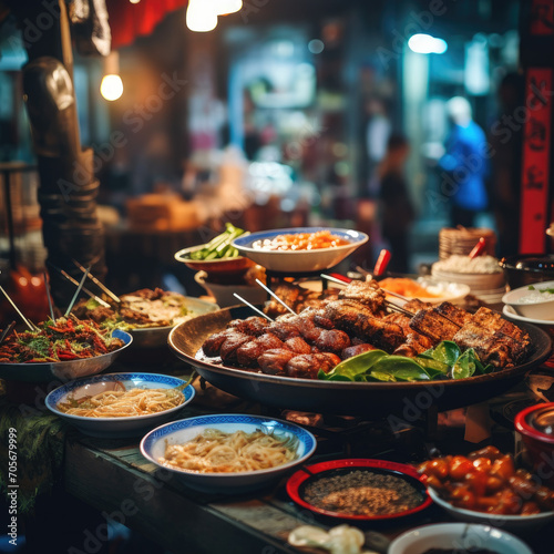 thai food in a restaurant © Piotr