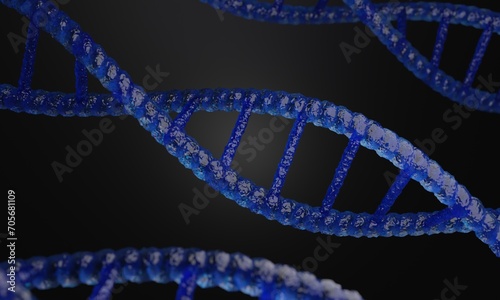 3d render of dna