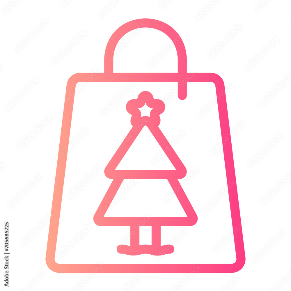 shopping bag gradient icon shopping bag gradient icon