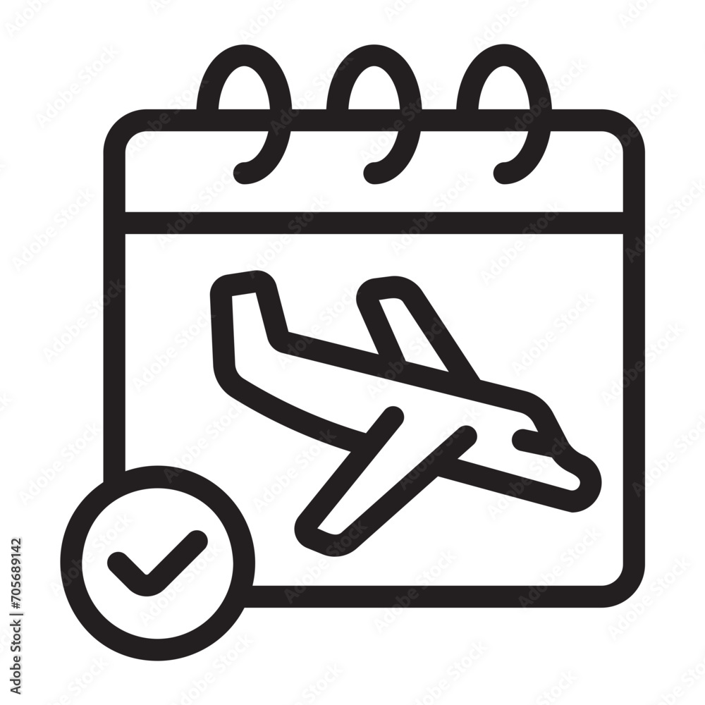 arrival line icon arrival line icon
